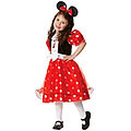 Disney Minnie Mouse Styled Red Dress with Polka Dots for Girls (4-6years)