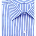 Impressive Blue and White striped Arrow half Shirt