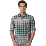 Off-Duty Checkered Peter England Shirt