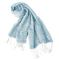 Beaming Balance Shine in Blue Cotton Stole from Avon