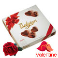 Ecstatic Belgian Chocolates with a velvet Rose an Exotic Feel