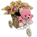 Exceptional Chocolates with a Sweet Teddy on Tricycle