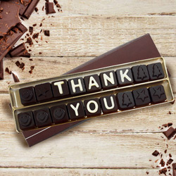 Thank You Homemade SMS Chocolate
