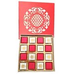 A Box of 16 pcs Tasty Handmade Chocolates