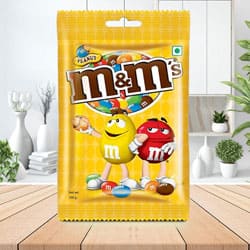 Sending Peanut Coated Chocolates from M N Ms