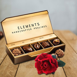 Sending Elements Chocolate Box from ITC N Velvet Rose