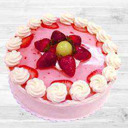 Appetizing Strawberry Cake