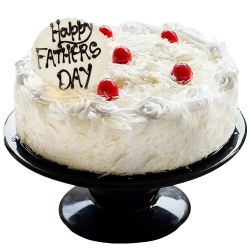 Creamy Eggless White Forest for Fathers Day