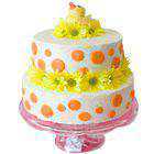 Extravagant Two-Tier Wedding Cake