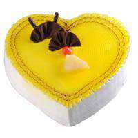 Buy Heart-Shaped Pineapple Cake