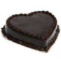 Order Heart-Shaped Choco Truffle Cake