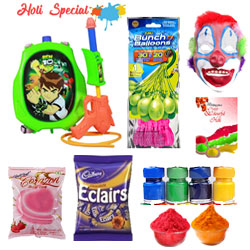 Exotic Choco with Ben 10 Holi Hamper