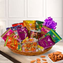 Divine Treat Haldirams Sweet and Snacks Gift Hamper