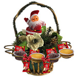 Fascinating Christmas Basket with Happiness