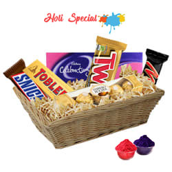 Classic Chocolate Hamper with free Gulal/Abir Pouch