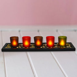 Visually Stimulating Christmas Candles with Festive Spirit
