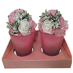 Wonderful Christmas Candle Set with Beauty at its Best