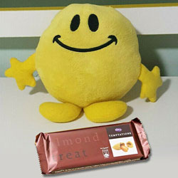 Cushy Soft Toy and Temptation Chocolate Duple
