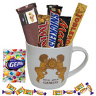 Fascinating Chocolate Combo with Gemini Astrological Sign Printed Mug