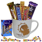 Stunning Collection of Chocolates with Virgo Sun Sign Printed Mug