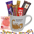 Fantastic Scorpio Sun Sign Printed Mug with Chocolate Assortment