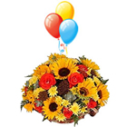 Bouquet with Balloons