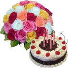 Black Forest Cake From Taj / 5 Star Bakes with Mixed Roses