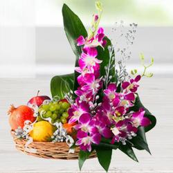 Radiant 2 Kg. Fruity and Flowery Bamboo Basket