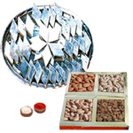 Kaju Kaltli with Dry Fruits