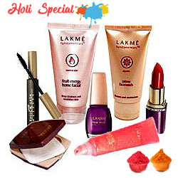 Lakme Make Up Hamper for Beautiful Women with free Gulal/Abir Pouch