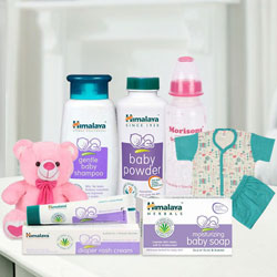 Dashing New Born Gift Arrangement from Himalaya