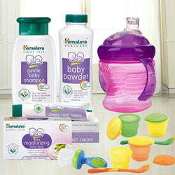 Charismatic Himalaya Baby Care Gift Arrangement