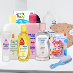 Sensational Johnson Baby Care Gift Set with Touch of Nature