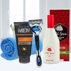 Savvy Shaving Hamper for Men