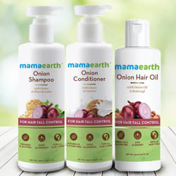 Glowing Look Mamaearth Anti Hair Fall Gift Kit