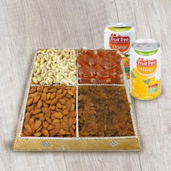 Mood’s Pep Dry Fruit and Beverage Combo