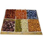 Decorated Feasting Dry Fruit and Chocolate Platter