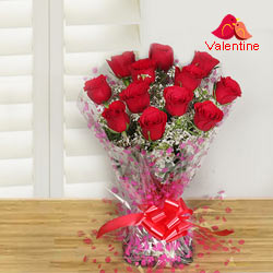 Bouquet of spectacular Red Roses