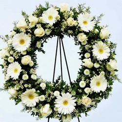 Awesome mixed Flower wreath