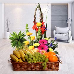Luscious Fresh Fruits and Pretty Flowers with Affection