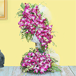 Lovely Days 30 Orchid Stems Tall Bouquet