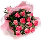 Shimmering Beauty Pink Roses Bouquet