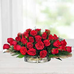 Pretty Thirty Red Roses Collection with Fillers