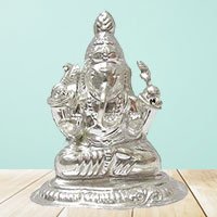 Silver Ganesh Idol