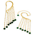 Lovely Masterpiece Earrings with Pearl Beads by Avon