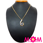 Gold Plated Necklace with Teresa Pendant to enthrall her imagination