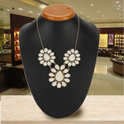 Classy Floral Designer Necklace Presented by Avon