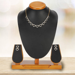 Heart Necklace and Earring Set from Avon
