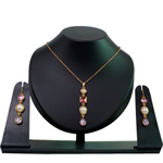 Avon’s Revelry-of-Muliebrity Neck Wear and Ear Chums Ensemble