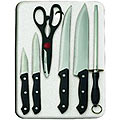 Kitchen- friendly Prestige 7 PC Knife Board Set